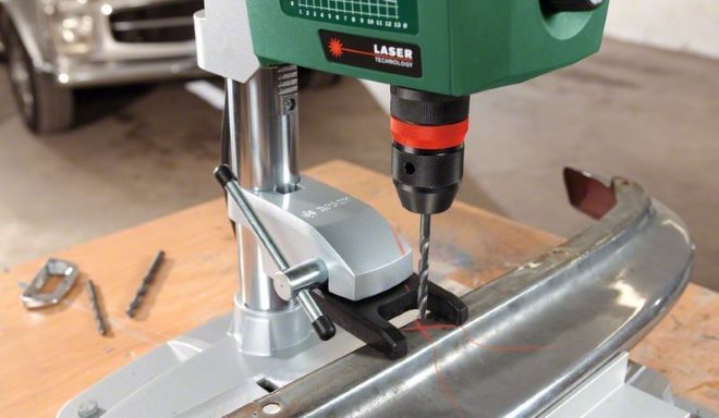 Быстроразъемный зажим сверлильного станка BOSCH PBD 40