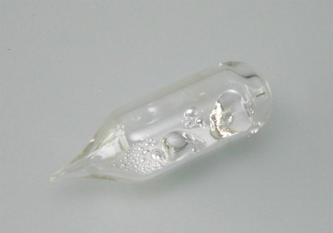 Калий в ампуле