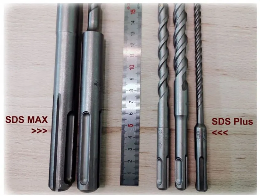 Отличие SDS-max от SDS-plus