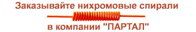 Предлагаем купить нихромовую спираль