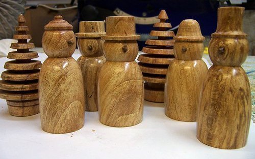 точеные игрушки из древесины